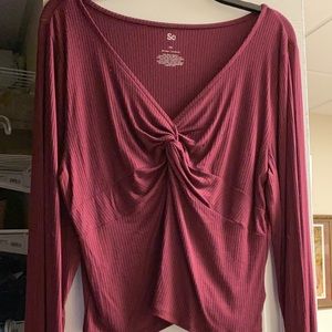 Brand New SO Brand Long Sleeve Crop Top